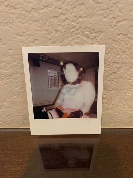 Image of EGN III: Screen Used Felisha Fisher Polaroid #27