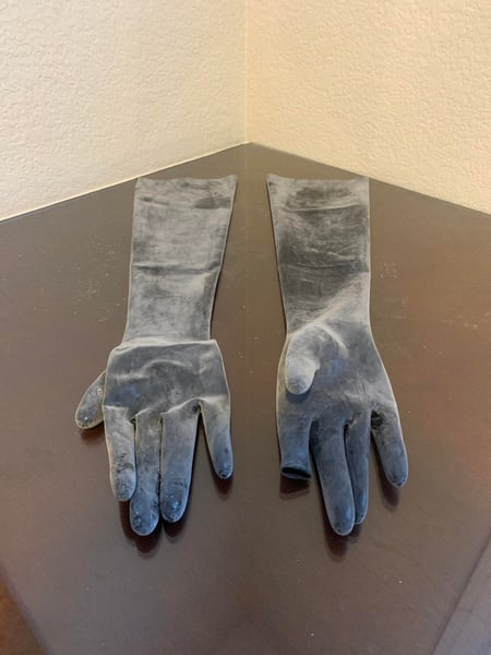 Image of EGN III Screen Used Felicia Fisher Latex Gloves