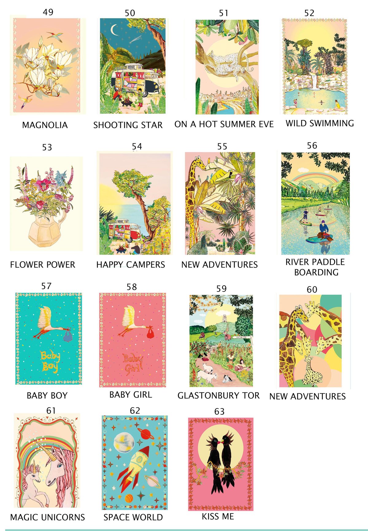 Image of MAKE YOUR OWN CARD PACK OF 5 