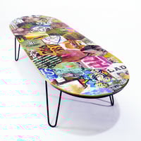 Image 2 of Hex Skateboard Tile Coffee Table 