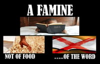 A famine of the Word of God DVD