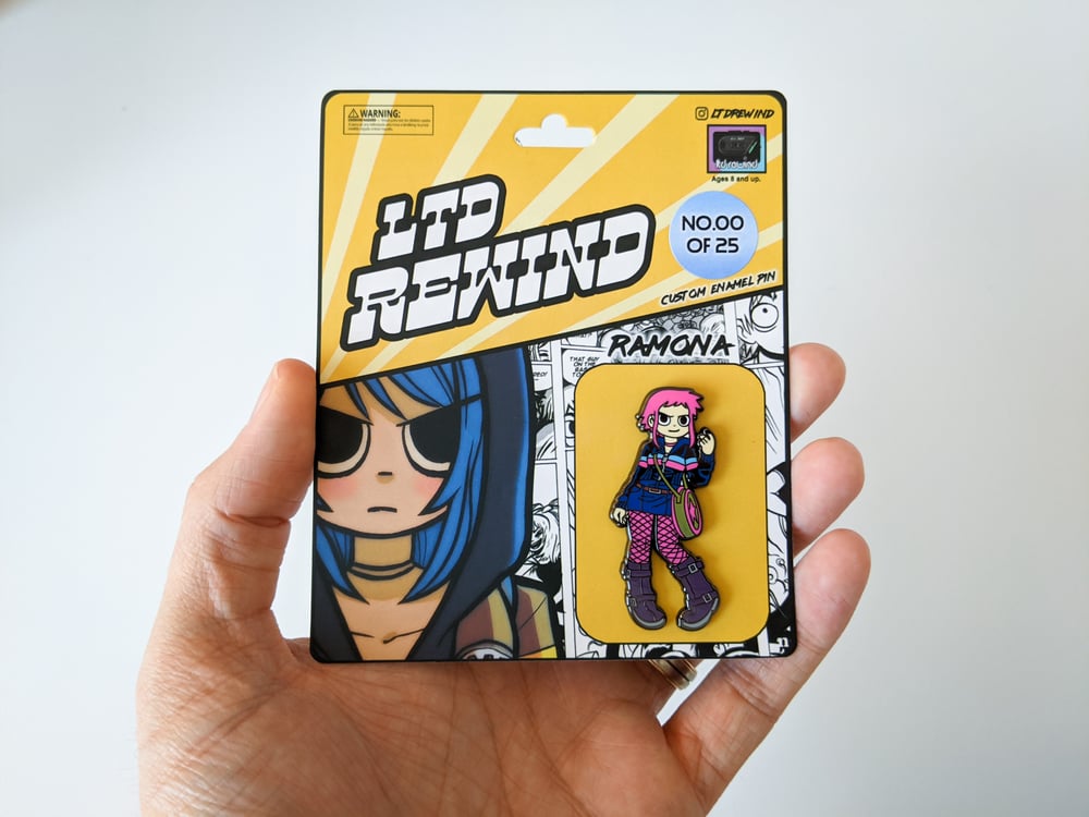 Ramona - Hard Enamel Pin - LTD to 25 only!