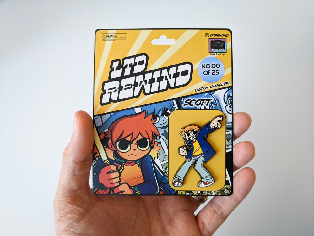 Scott Pilgrim - Hard Enamel Pin - LTD to 25 only!