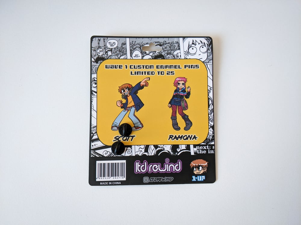 Scott Pilgrim - Hard Enamel Pin - LTD to 25 only!