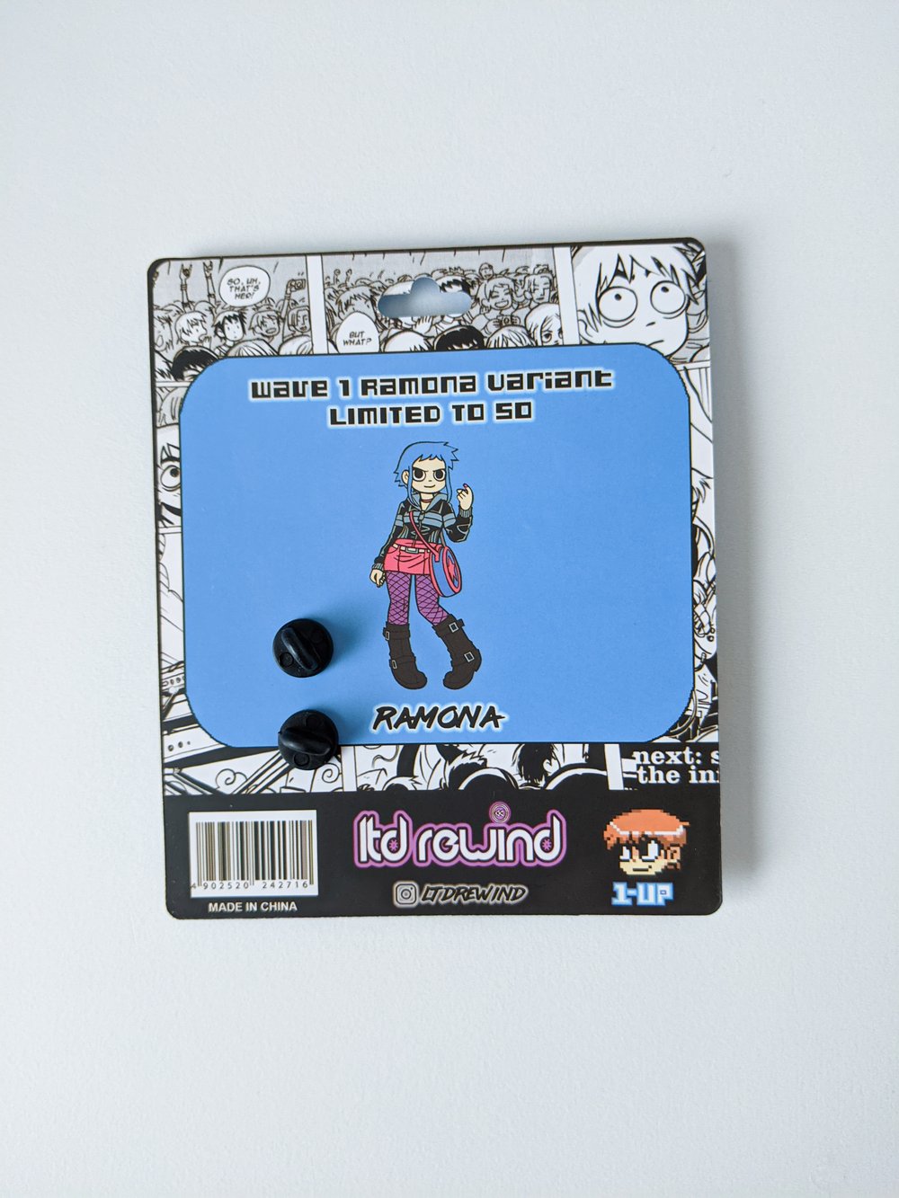 Ramona Blue Variant - Hard Enamel Pin