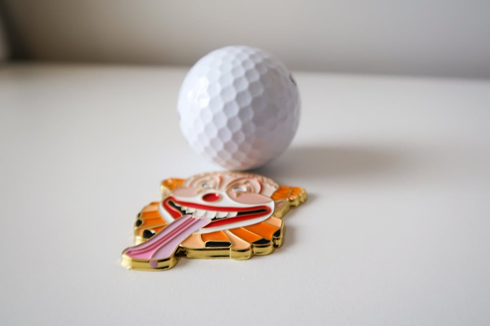 Happy Gilmore Golf Ball Marker/ Coin - Full Colour