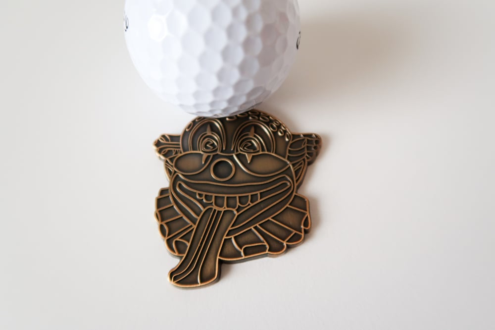 Happy Gilmore Golf Ball Marker/ Coin - Antique Gold