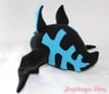 Black & Blue Skeleton Bat Plushie