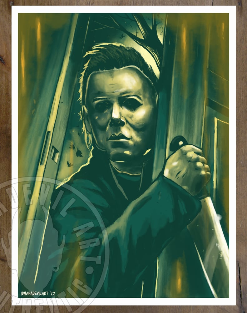 Image of Michael Myers  Art Print! 5x7 in. 