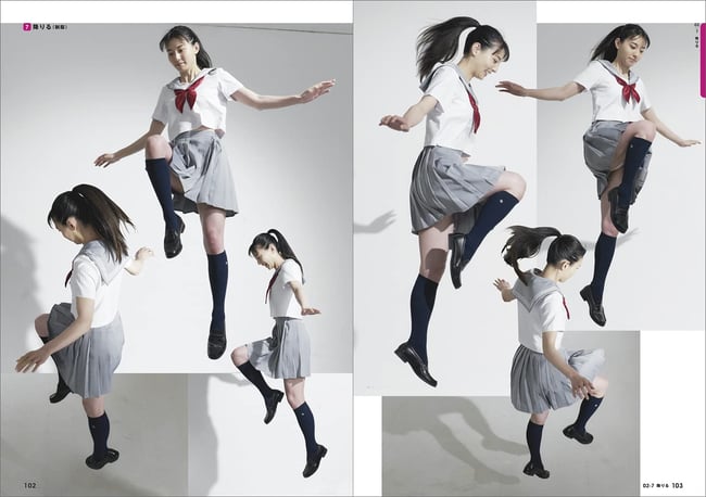 Real Action Pose 06 Falling, Floating, Gravity Action Edition