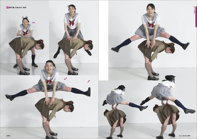 Real Action Pose 06 Falling, Floating, Gravity Action Edition