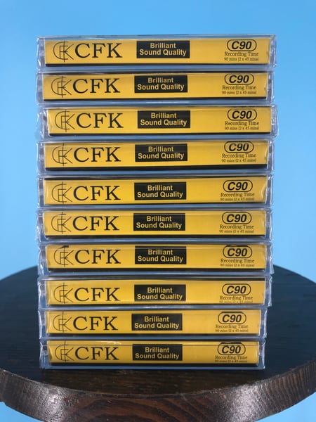 Image of Burlington Recording/ CFK HXC90 TYPE 1 90 Minute Standard Music Grade Audio Cassette (10 Pack)