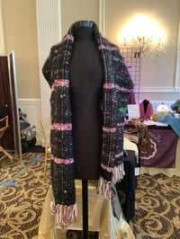 Image 2 of Hand Woven Wrap/Shawl Wearable Art