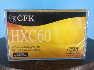 Image of Burlington Recording/ CFK HXC60 TYPE 1 60 Minute Standard Music Grade Audio Cassette (10 Pack)