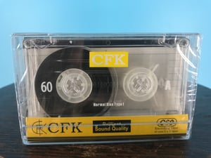 Image of Burlington Recording/ CFK HXC60 TYPE 1 60 Minute Standard Music Grade Audio Cassette (10 Pack)