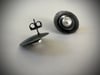 Black Oyster Post Earrings 