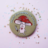 Mushroom With Knife Button