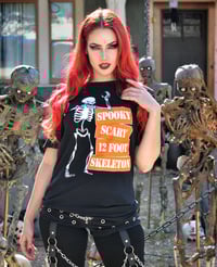 Image 1 of Spooky Scary 12 Foot Skeleton