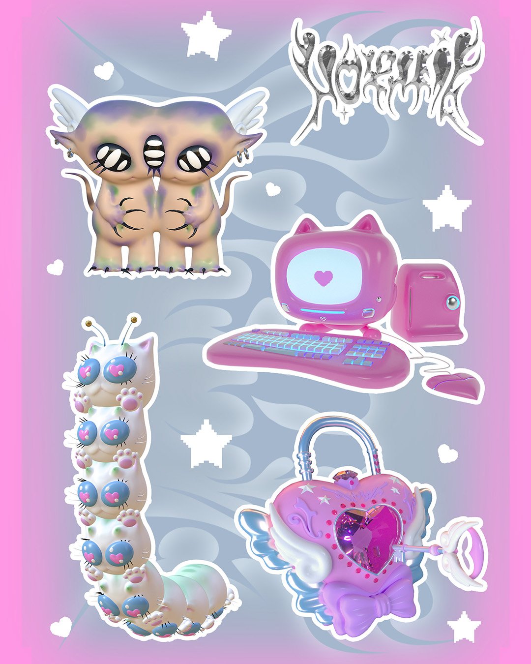  ˗ˏˋ ꒰ ♡ ꒱ ˎˊ˗ Normie Sticker Pack ˗ˏˋ ꒰ ♡ ꒱ ˎˊ˗