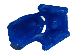 Image of Bionicle Kanohi Mask of Psychometry by Galva (FDM Plastic-printed, Mata Blue)
