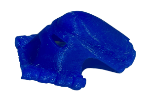 Image of Bionicle Kanohi Mask of Psychometry by Galva (FDM Plastic-printed, Mata Blue)