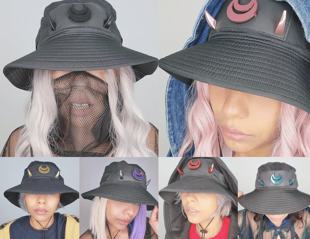 Oni Horned Bucket Hat Sekai art