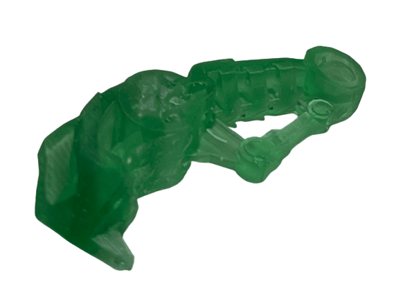 Image of Bionicle G2 Eye Stalk (Resin-printed, Trans-apple-green)