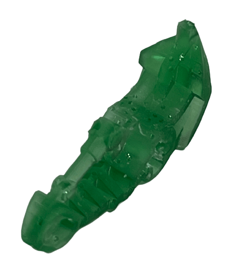 Bionicle G2 Eye Stalk Resin printed Trans apple green DuckBricks