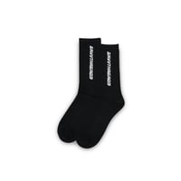 Image 1 of BLACK Sonic Logo Socks
