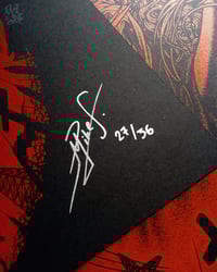 Image 4 of MORA I<br/> Red Variant<br/> <small>Limited Edition Screen Print</small>
