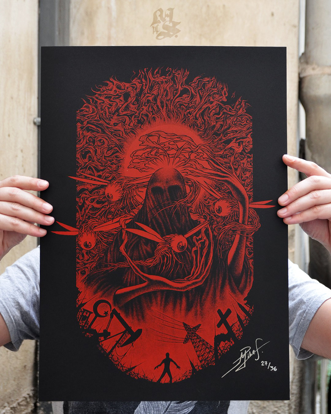 Image of MORA I<br/> Red Variant<br/> <small>Limited Edition Screen Print</small>