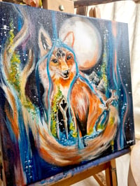Image 2 of 'Templed Fox' Print