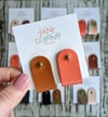 Personalised Leather Cable Tidies- Ready To Ship