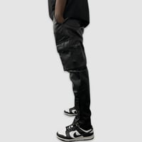 Image 2 of Leather Cargo Pant