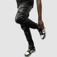 Image 3 of Leather Cargo Pant