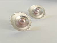 Image 2 of Pink pearl oyster Earrings