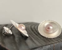 Image 4 of Pink pearl oyster Earrings