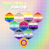 Roll with pride d20 stickers