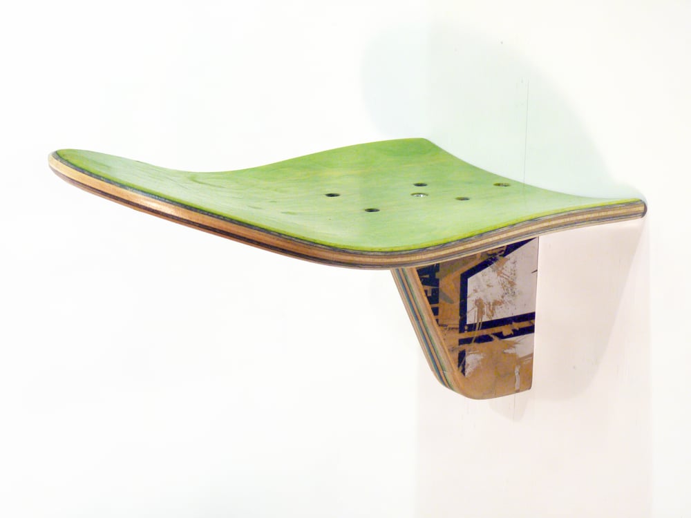 Image of WallBlunt 8 x 10 inch Skateboard Wall Shelf - Single (1) Shelf