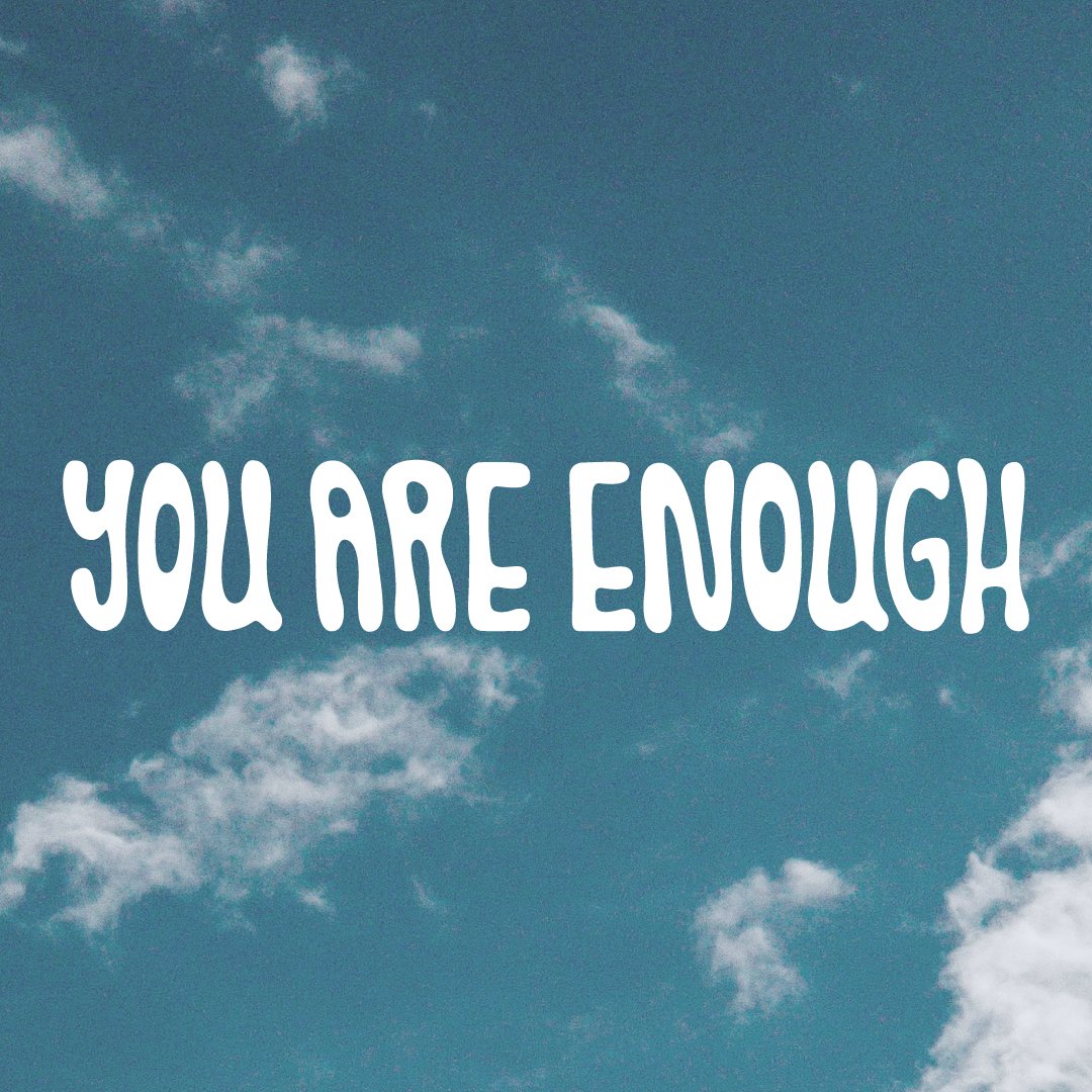 You are enough Mirror Affirmation Decal Sticker Mila Tow