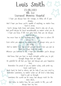 Image 2 of Wishes for my baby poem