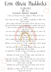 Image 3 of Wishes for my baby poem