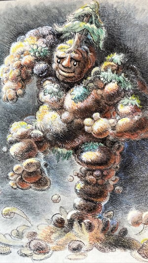 Image of Original Drawing "Boulder Boy #2"