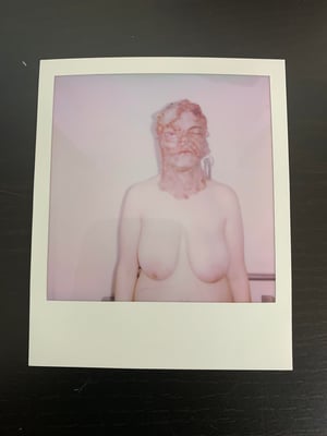 Image of EGN III: Screen Used Jessica Murphy Death Mask Prop + Polaroid