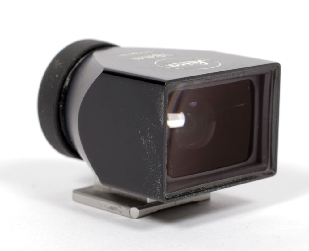 Image of Leica bright line M finder 18mm (black chrome)