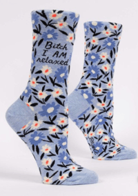 Image 1 of I am Relaxed Crew Socks