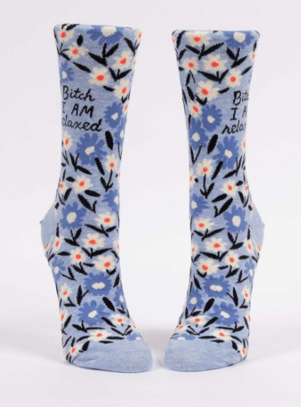 Image of I am Relaxed Crew Socks