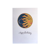 Image 1 of Sun Circle Birthday Card