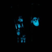 Image 4 of Set of 2 Glow in the Dark Ghost Straws