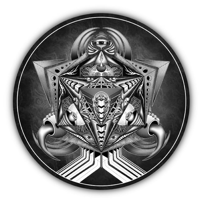 "Hexagenetic" Vinyl Sticker 